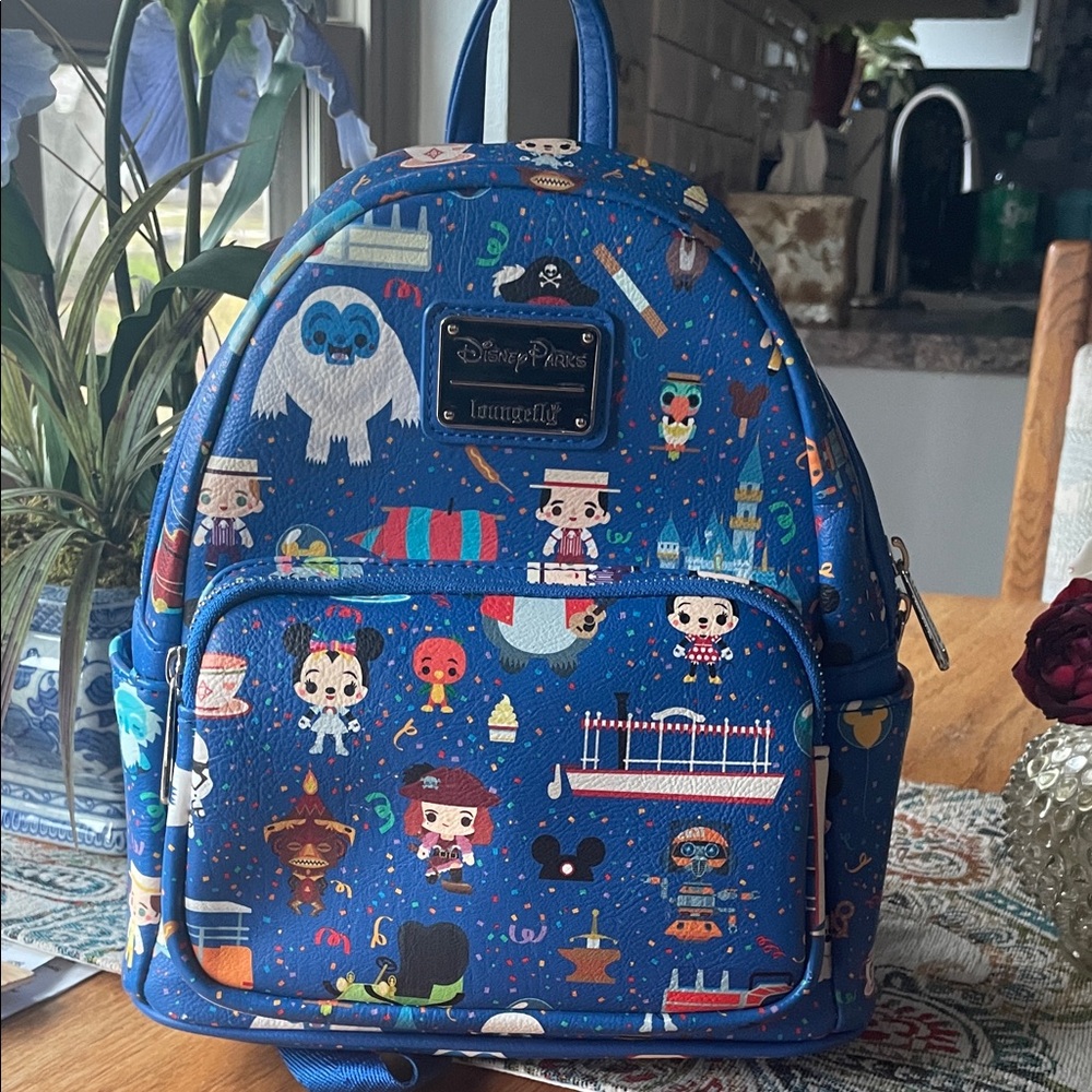 Disney Parks Loungefly  Blue Backpack